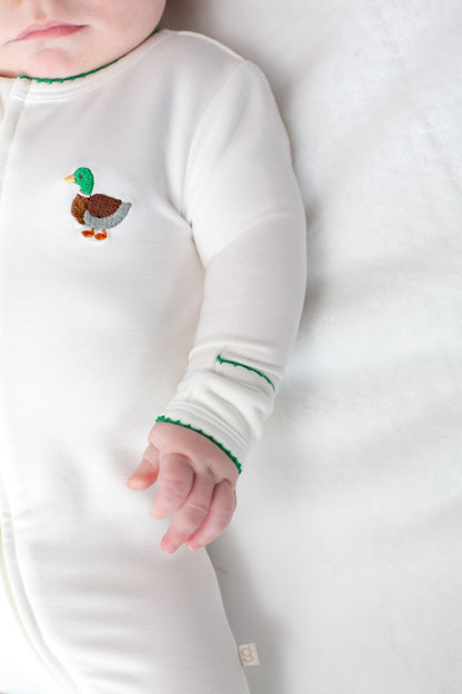 GOOSIES Mallard Embroidered Pip Zip
