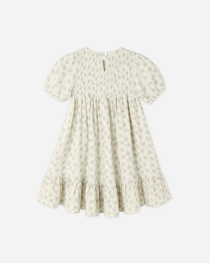 RYLEE + CRU LYDIA DRESS GREEN IRIS