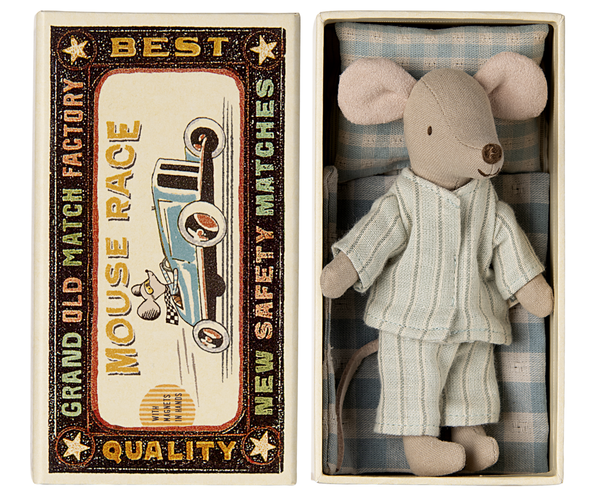 Big brother mouse in matchbox