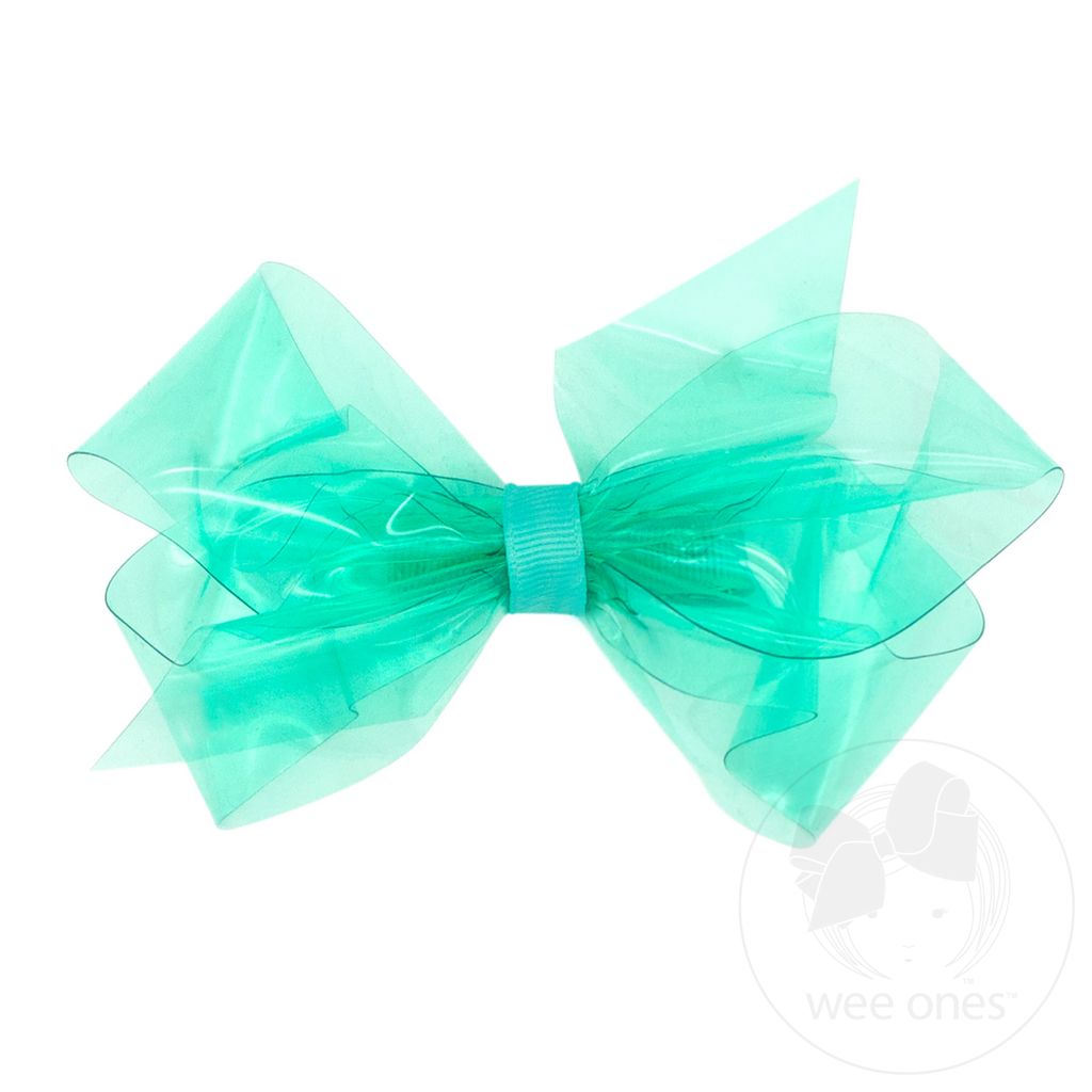 Medium WeeSplash Colored Swim Bow with Plain Wrap - Persnickety Shop