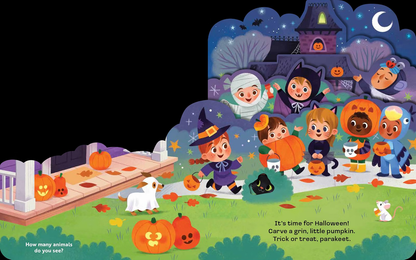 It's Time for Halloween: A lush multi-layered die cut reveal celebrating Halloween