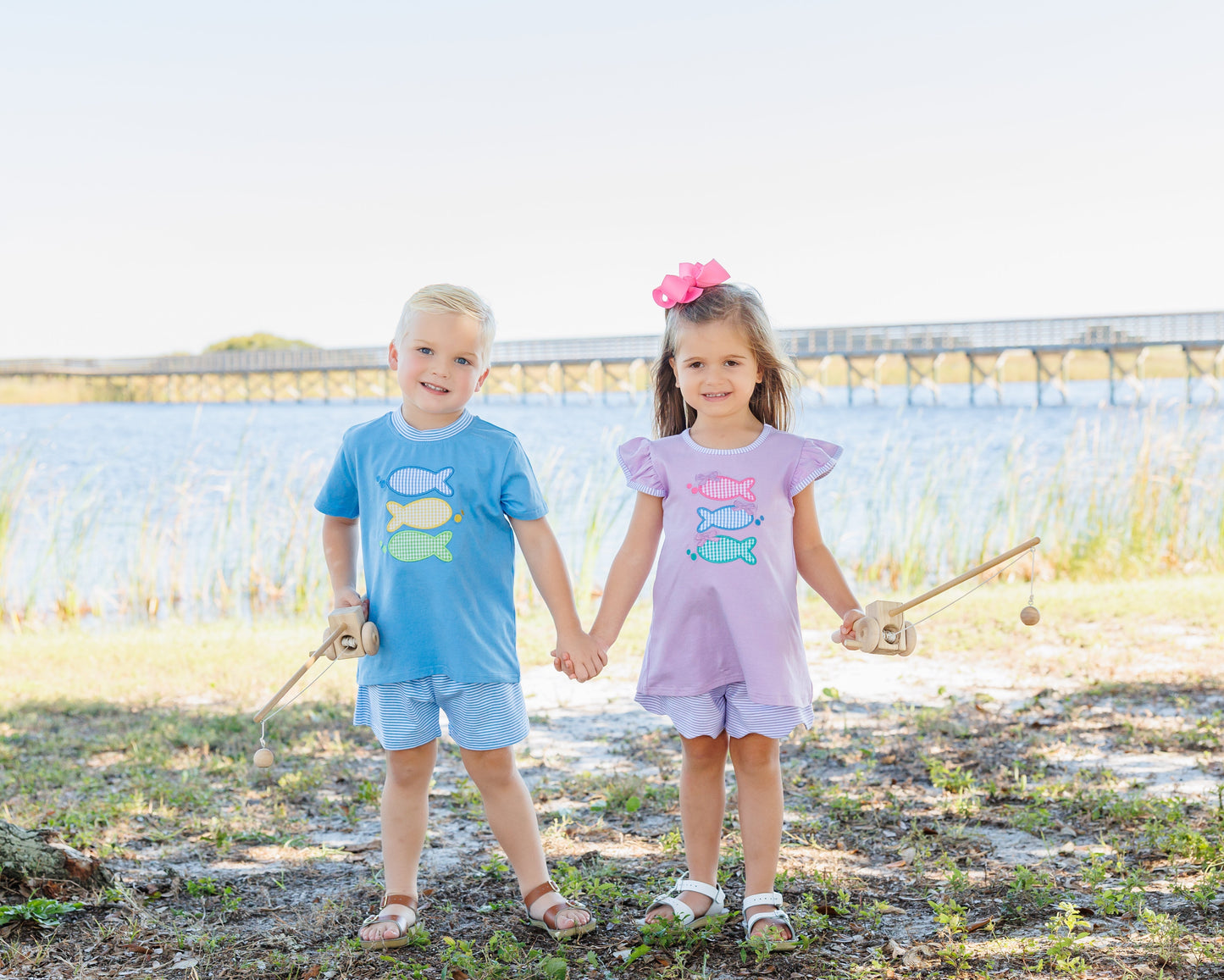 Jellybean Boy's One Fish Two Fish Short Set - Persnickety Shop