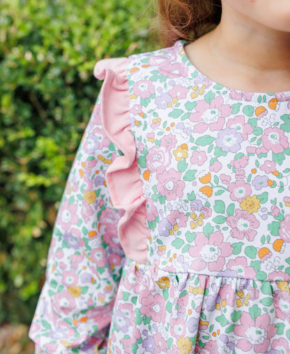 Trotter Street Kids Girl Autumn Blooms Pant Set