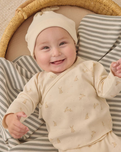 Wrap Top + Footed Pant Set || Bunnies - Persnickety Shop