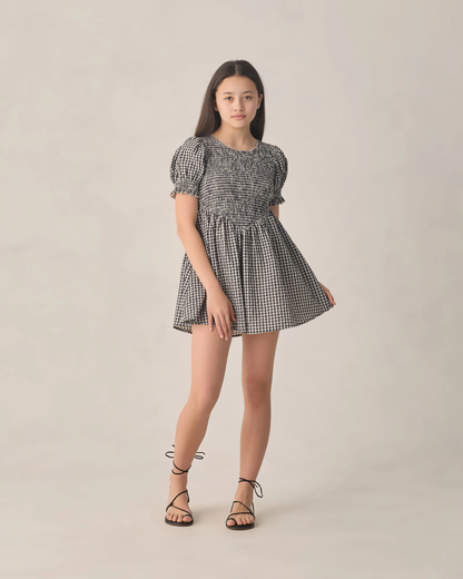 RYLE + CRU TEEN LOUISE DRESS BLACK CHECK - Persnickety Shop