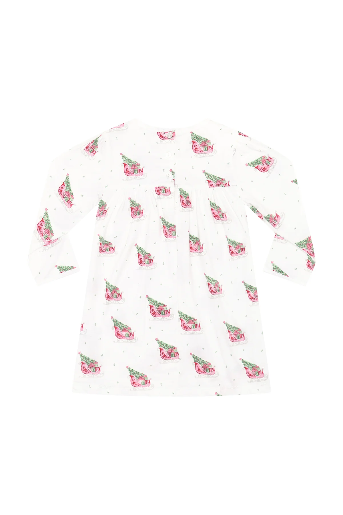 Nellapima Red Merry Sleighs Playtime Dress - Persnickety Shop