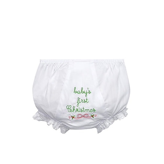 Lily Girl Diaper Cover - Christmas