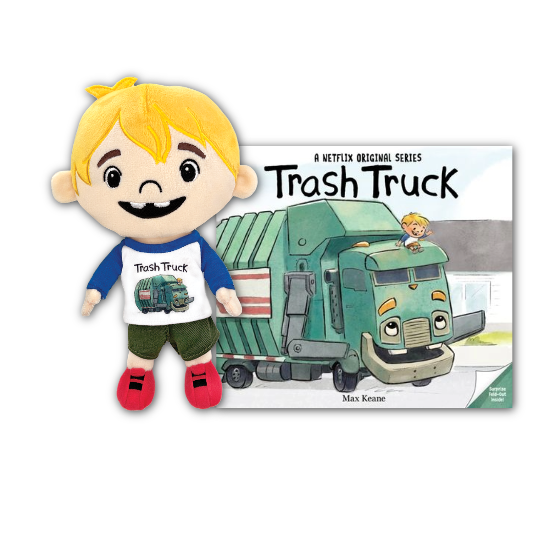 PREORDER MerryMakers Trash Truck Doll And Hardcover Book Set - Persnickety Shop