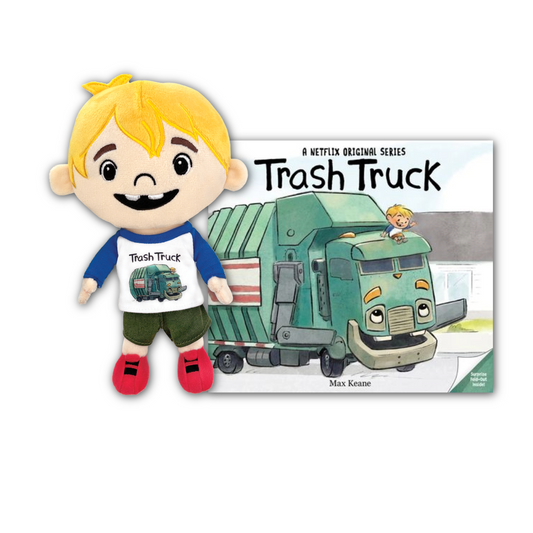 PREORDER MerryMakers Trash Truck Doll And Hardcover Book Set - Persnickety Shop