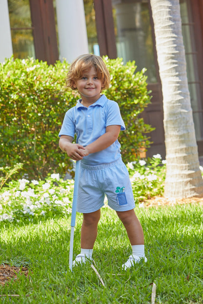 Short Sleeve Polo - Light Blue - Persnickety Shop