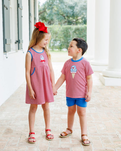 Jellybean All American Scoops Pocket Dress