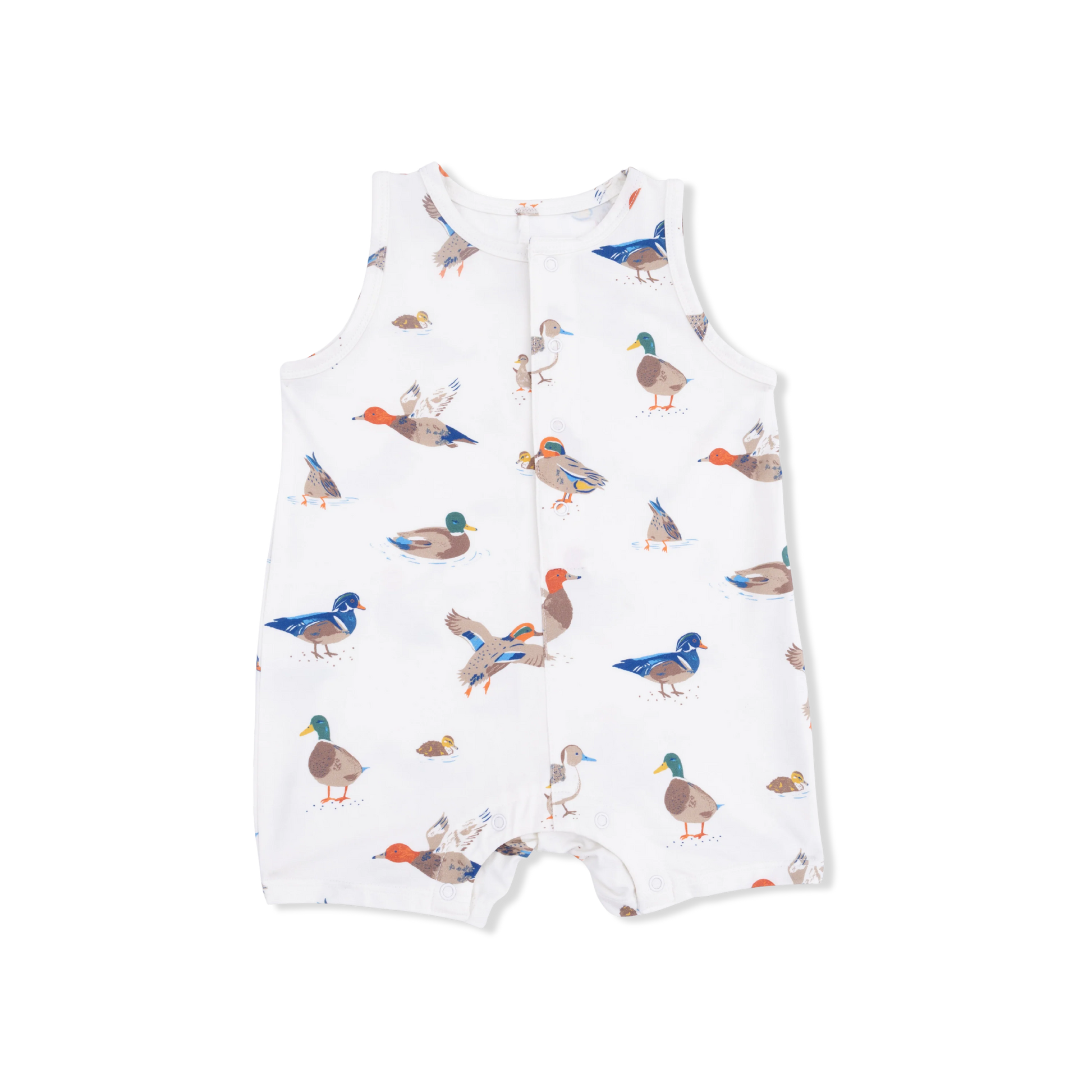Ducks - Sleeveless Shortie Romper - Persnickety Shop