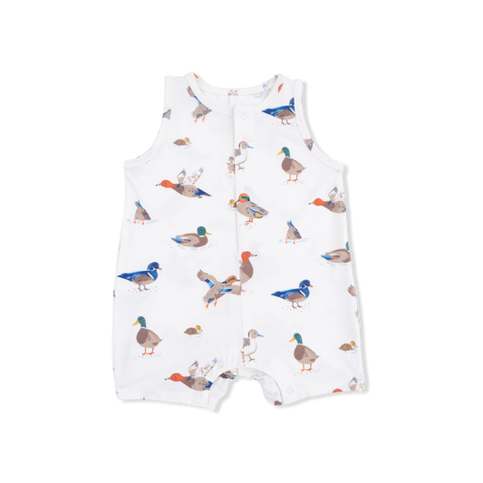 Ducks - Sleeveless Shortie Romper - Persnickety Shop