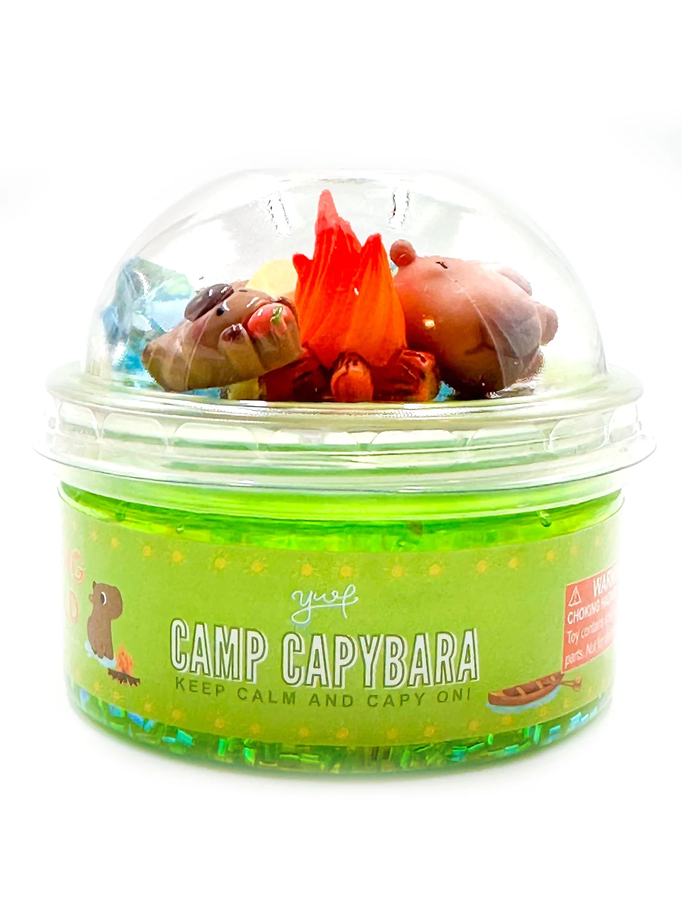 Sensory Slime -Camp Capybara Slime - Persnickety Shop