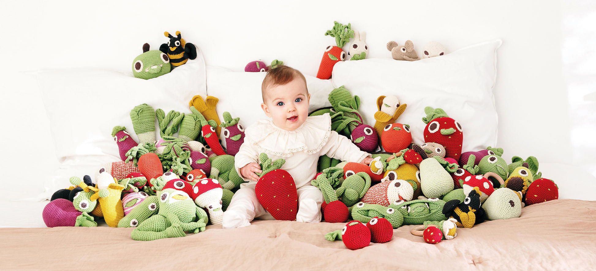 MyuM Veggy Rattles Without eyes - Persnickety Shop