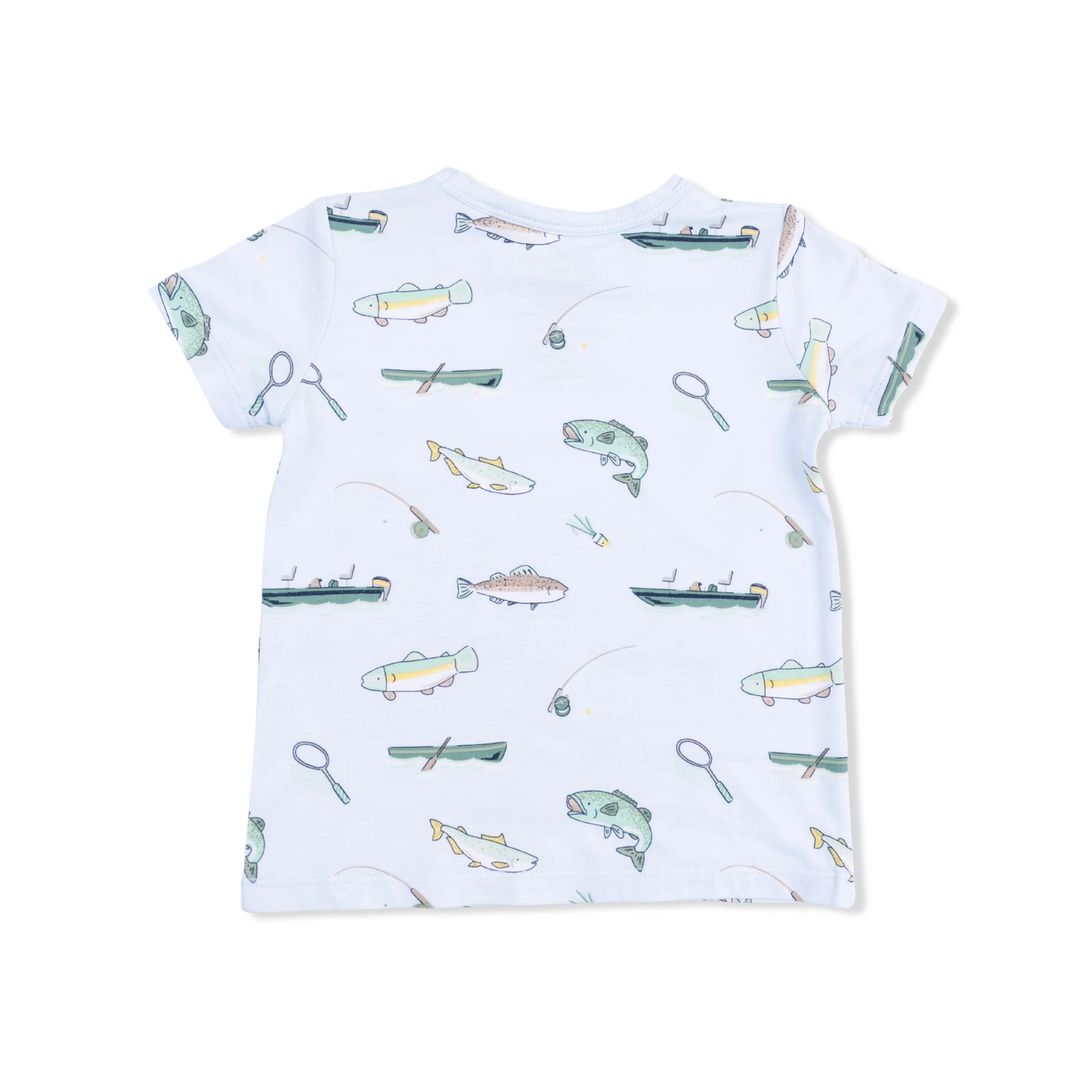 Fishing - Crew Neck Tee with Casual Short - Persnickety Shop