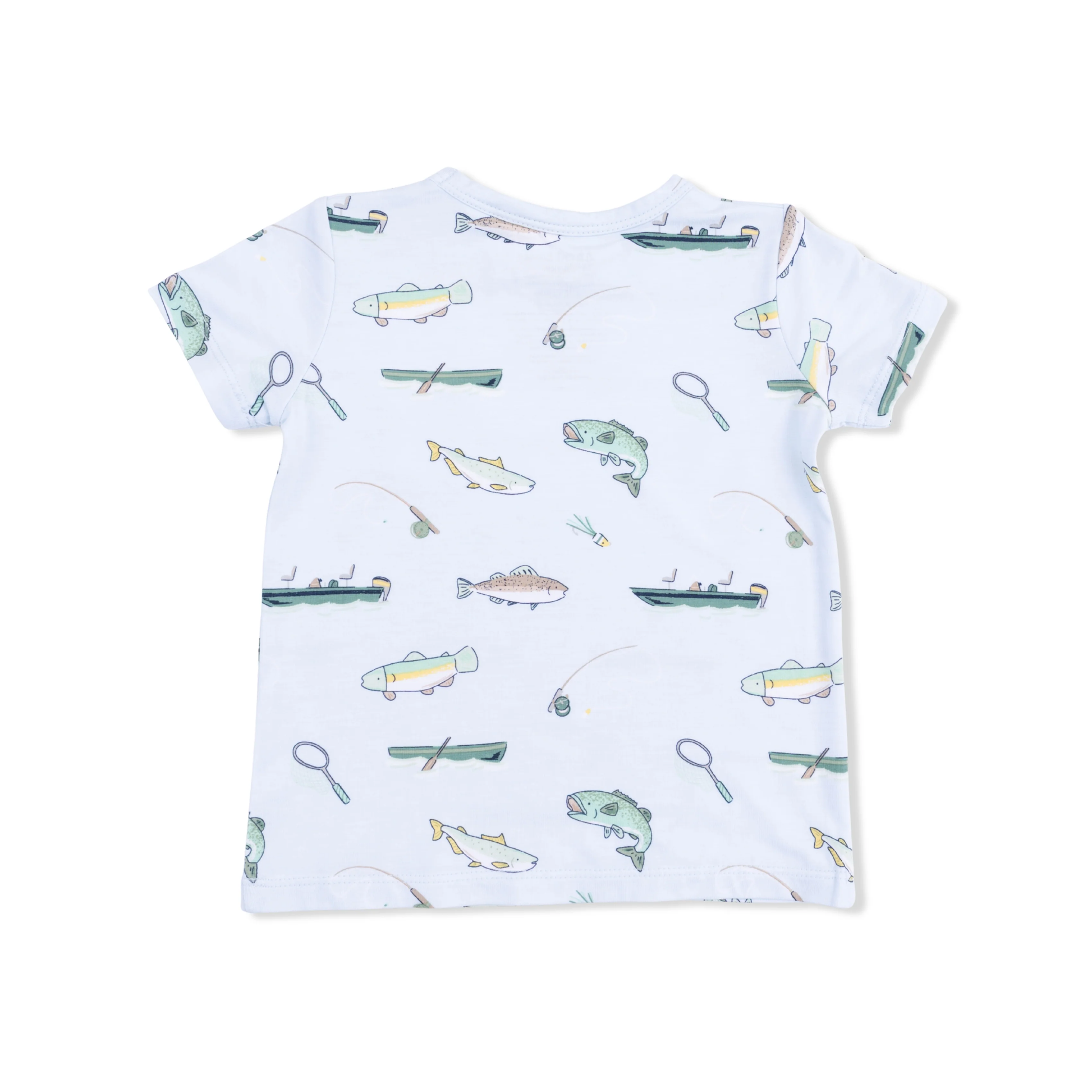 Fishing - Crew Neck Tee with Casual Short - Persnickety Shop