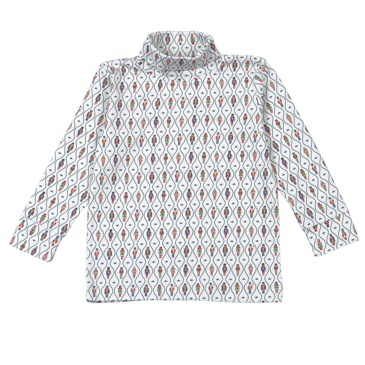 Baby Loren Blue Nutcracker Pima turtleneck