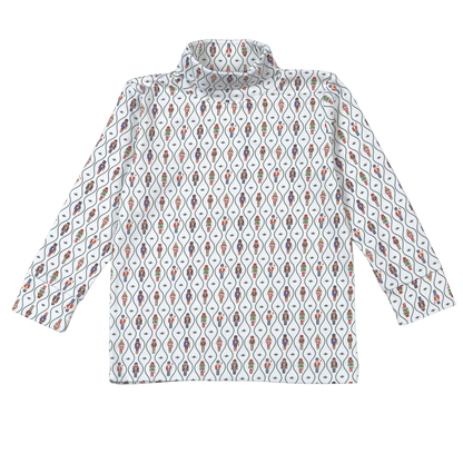 Baby Loren Blue Nutcracker Pima turtleneck
