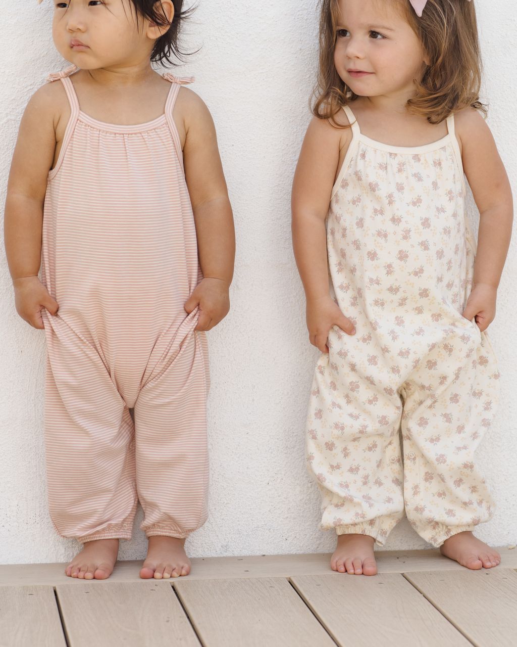Smocked Jumpsuit || Flower Field - Persnickety Shop
