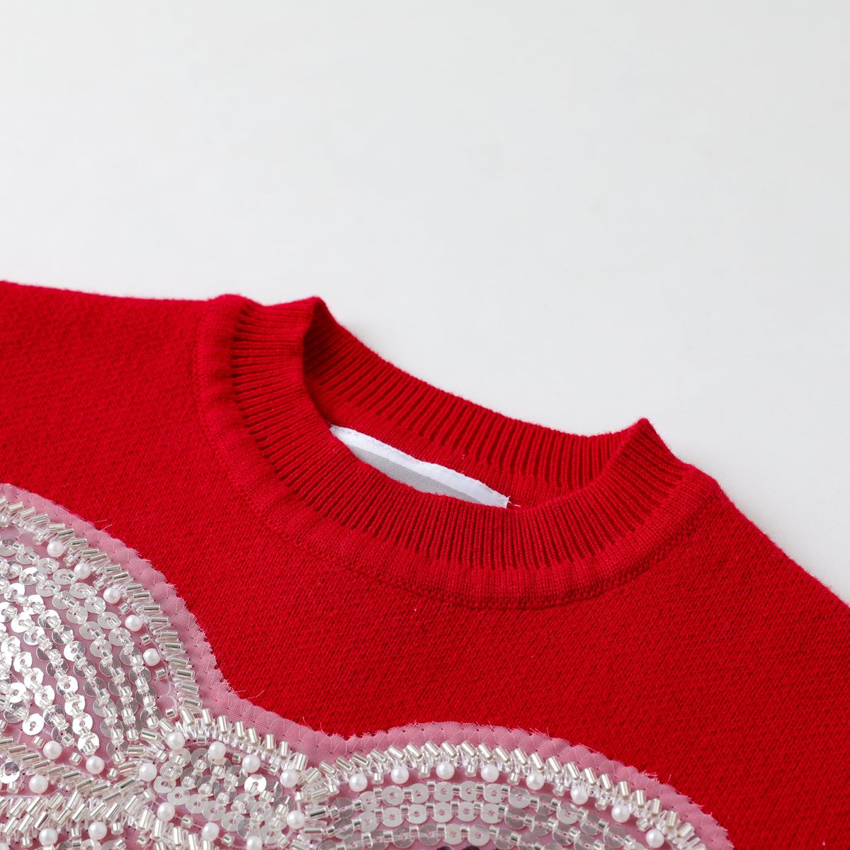 Lil Cactus *Pre-Order* Red Sweater with Glitter Bow