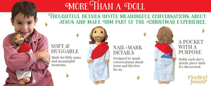 Finding Jesus Countdown to Christmas Kit for Families Puzzle Book Box Set