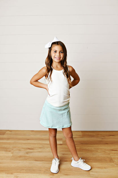 Swoon Aqua Active Tennis Skirt - Persnickety Shop