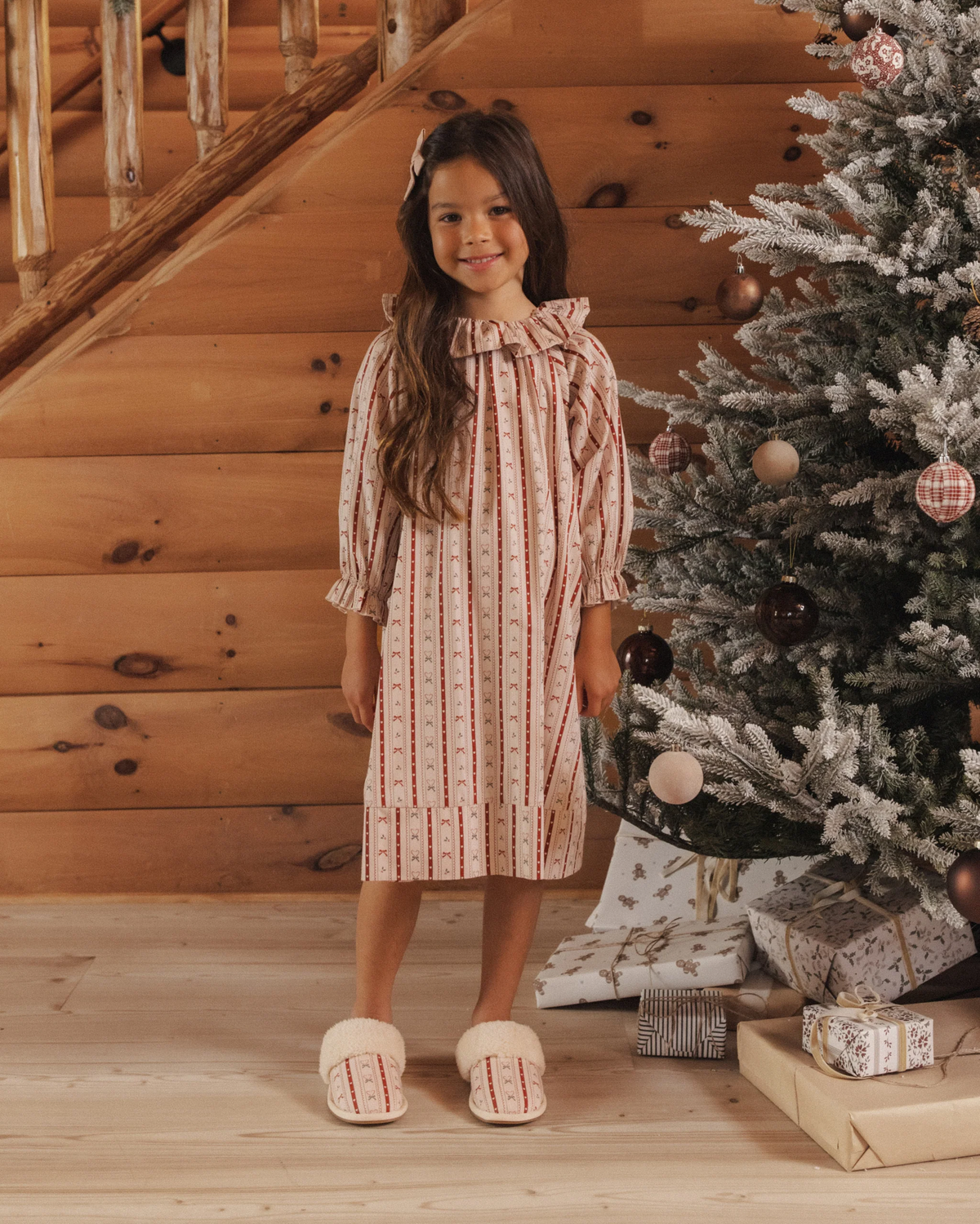 RYLEE + CRU SLIPPERS CANDY CANE LANE