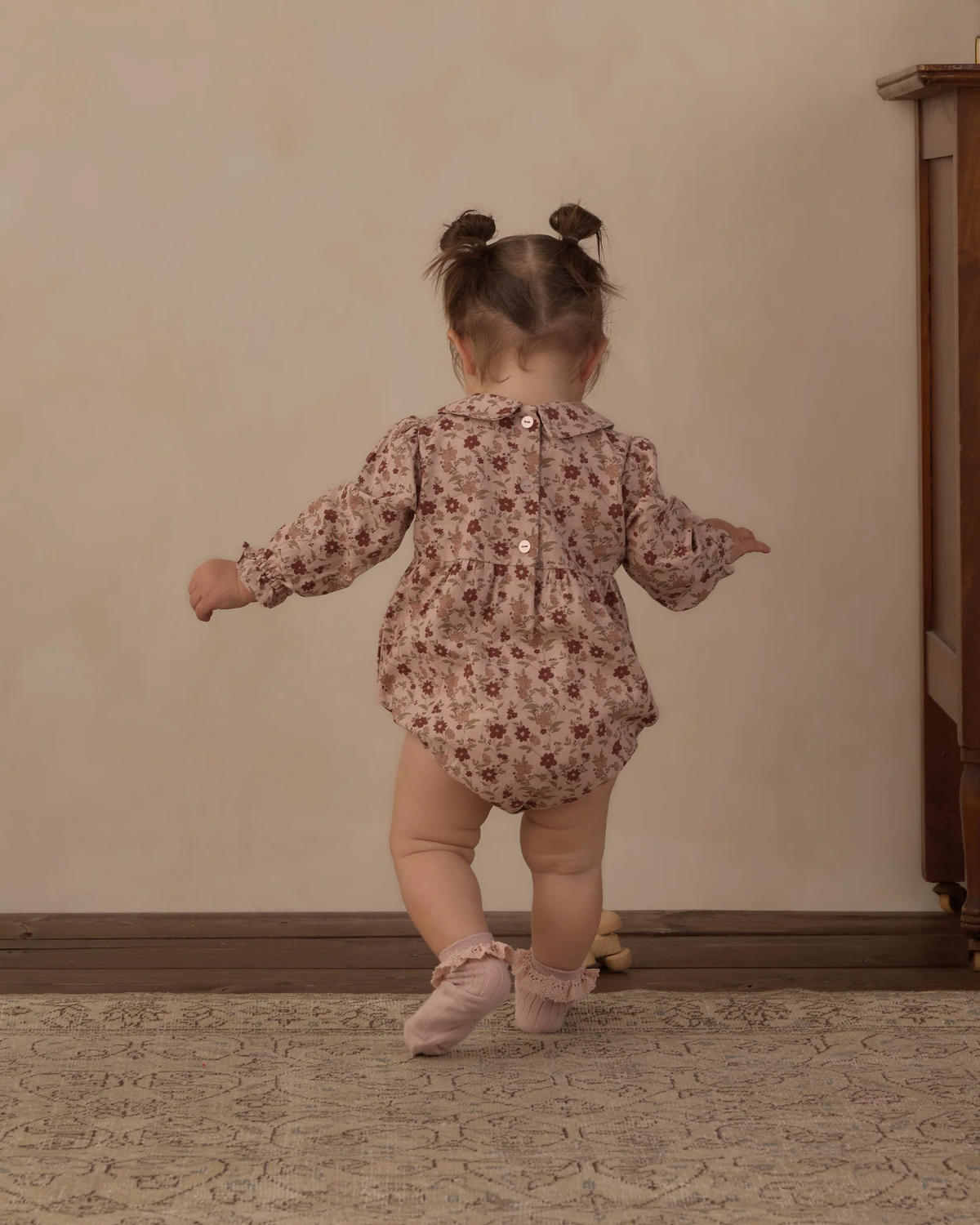 RYLEE + CRU CORA ROMPER PINK FLORAL