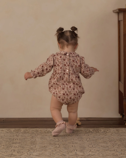 RYLEE + CRU CORA ROMPER PINK FLORAL