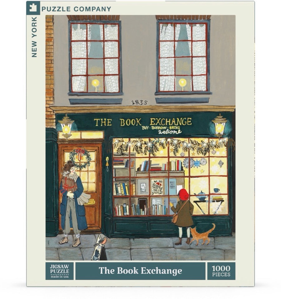 THE BOOK EXCHANGE 1000 PIECE JIGSAW PUZZLE - Persnickety Shop