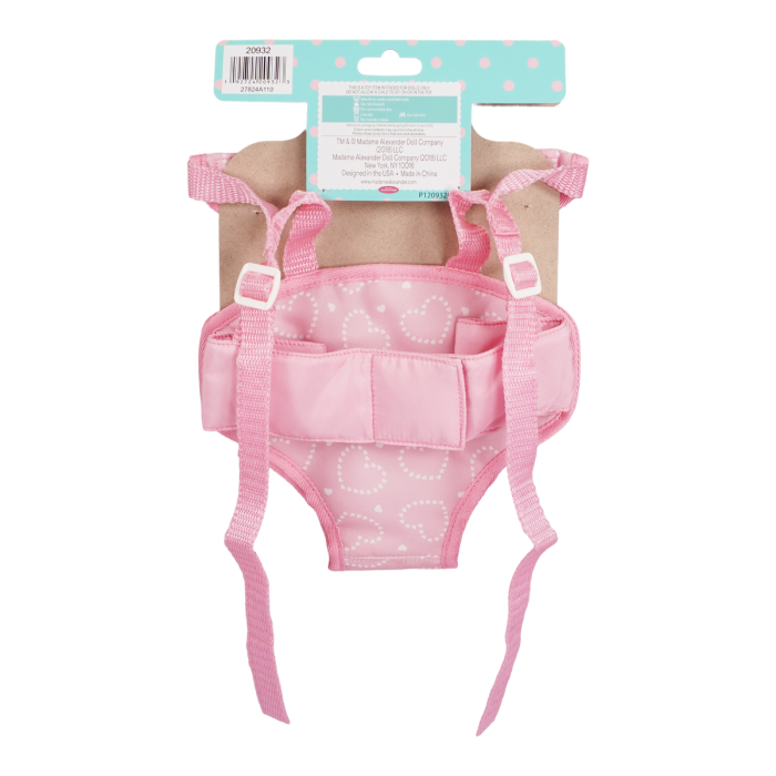 Pink Hearts Fabric Carrier - Persnickety Shop