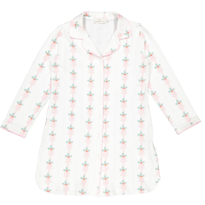 Sal & Pimenta Pink Mistletoe Mom Nightgown - Persnickety Shop