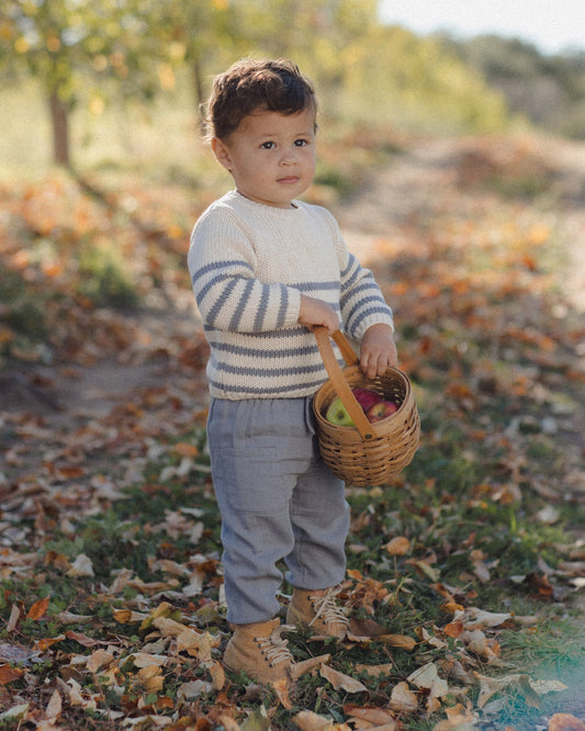 QUINCY MAE LUCA PANT SLATE