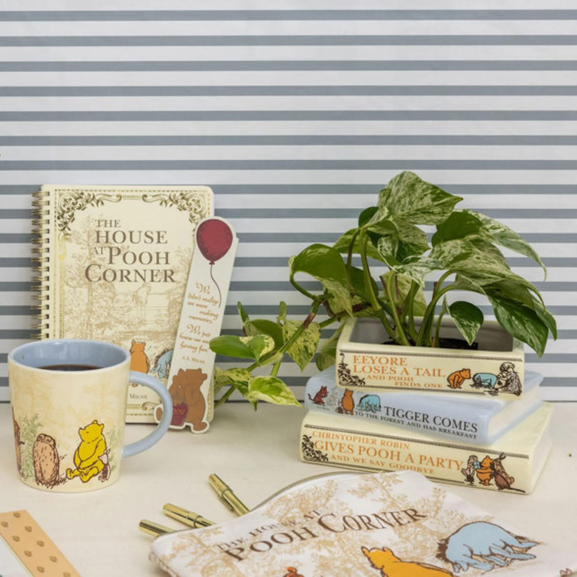 STACKED BOOK PLANTER, THE HOUSE AT POOH CORNER - Persnickety Shop