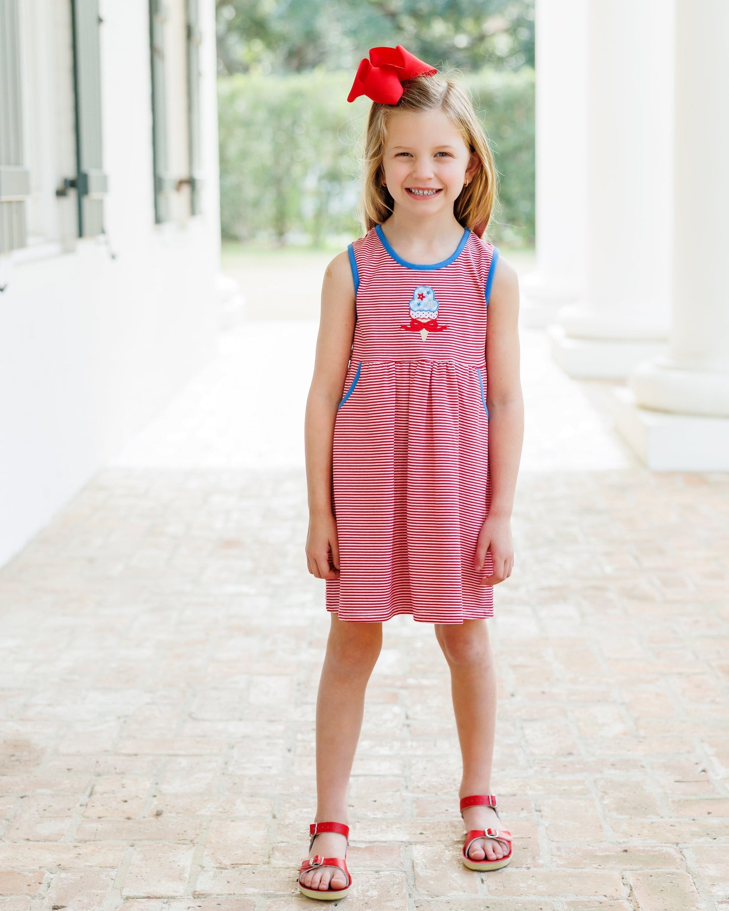 Jellybean All American Scoops Pocket Dress