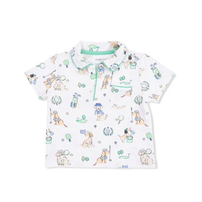 Country Club Dogs Neutral - Polo with Casual Short - Persnickety Shop