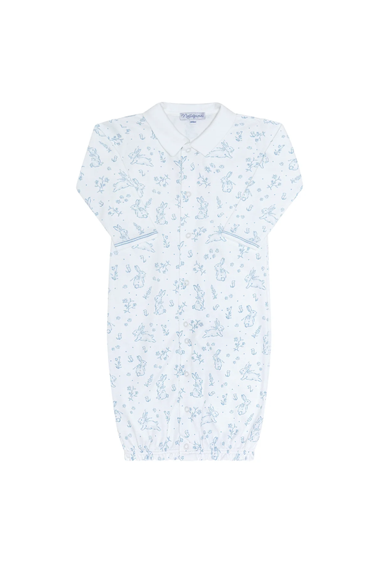 Nellapima Blue Bunny Toile Converter Gown - Persnickety Shop