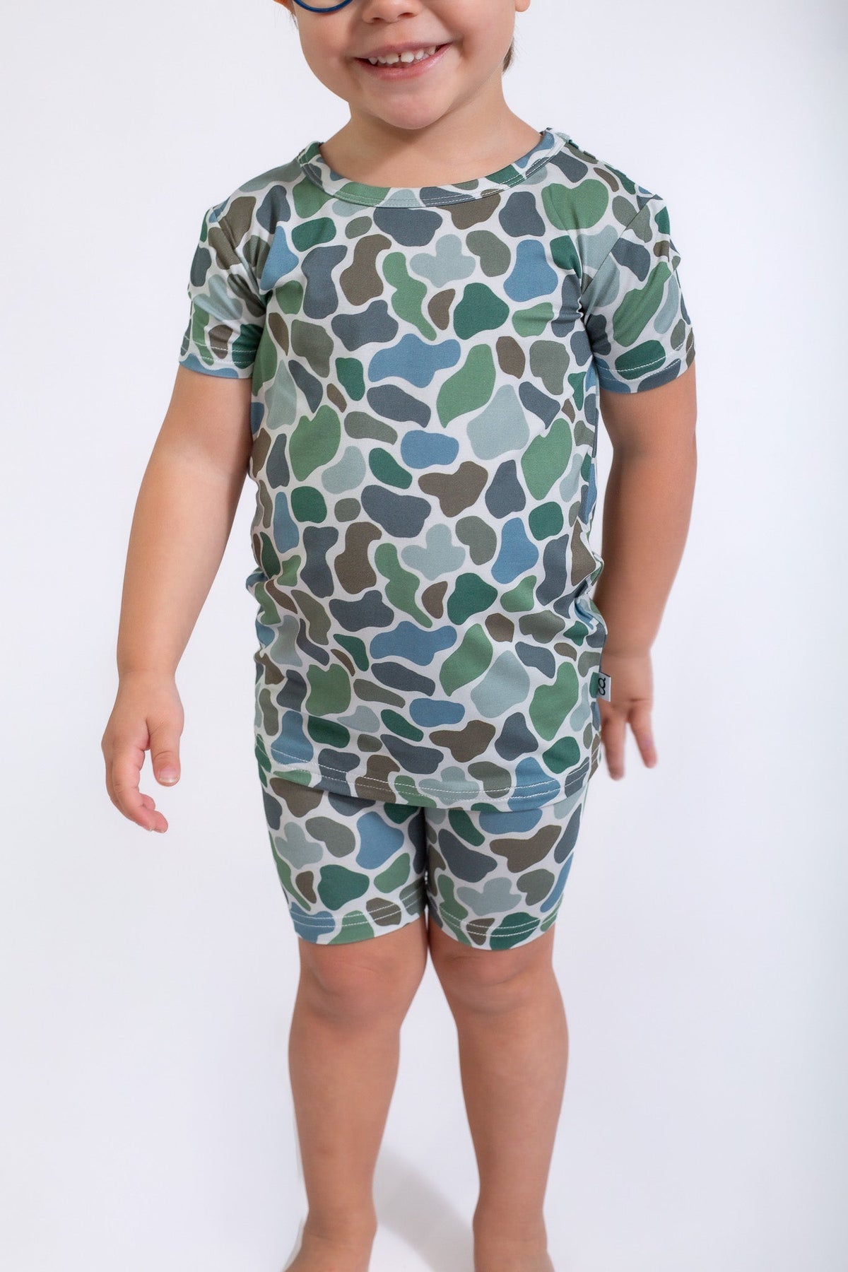 GOOSIES Short Sleeve Pajamas- Camo