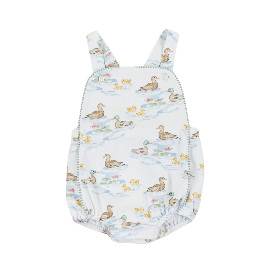 Cypress Row Darling Ducks Silas Sunsuit - Persnickety Shop