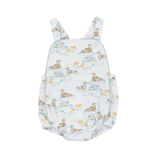 Cypress Row Darling Ducks Silas Sunsuit - Persnickety Shop