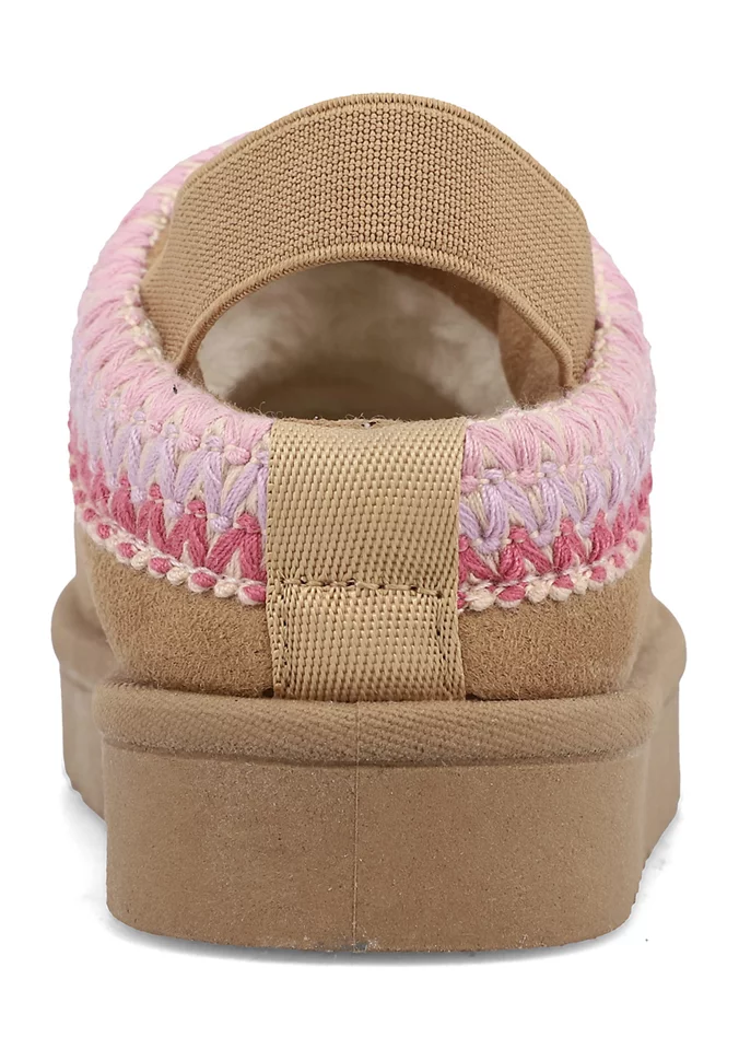Mia Little Kid Girls Lil Tabbee Chestnut Cozy Clogs TODDLER
