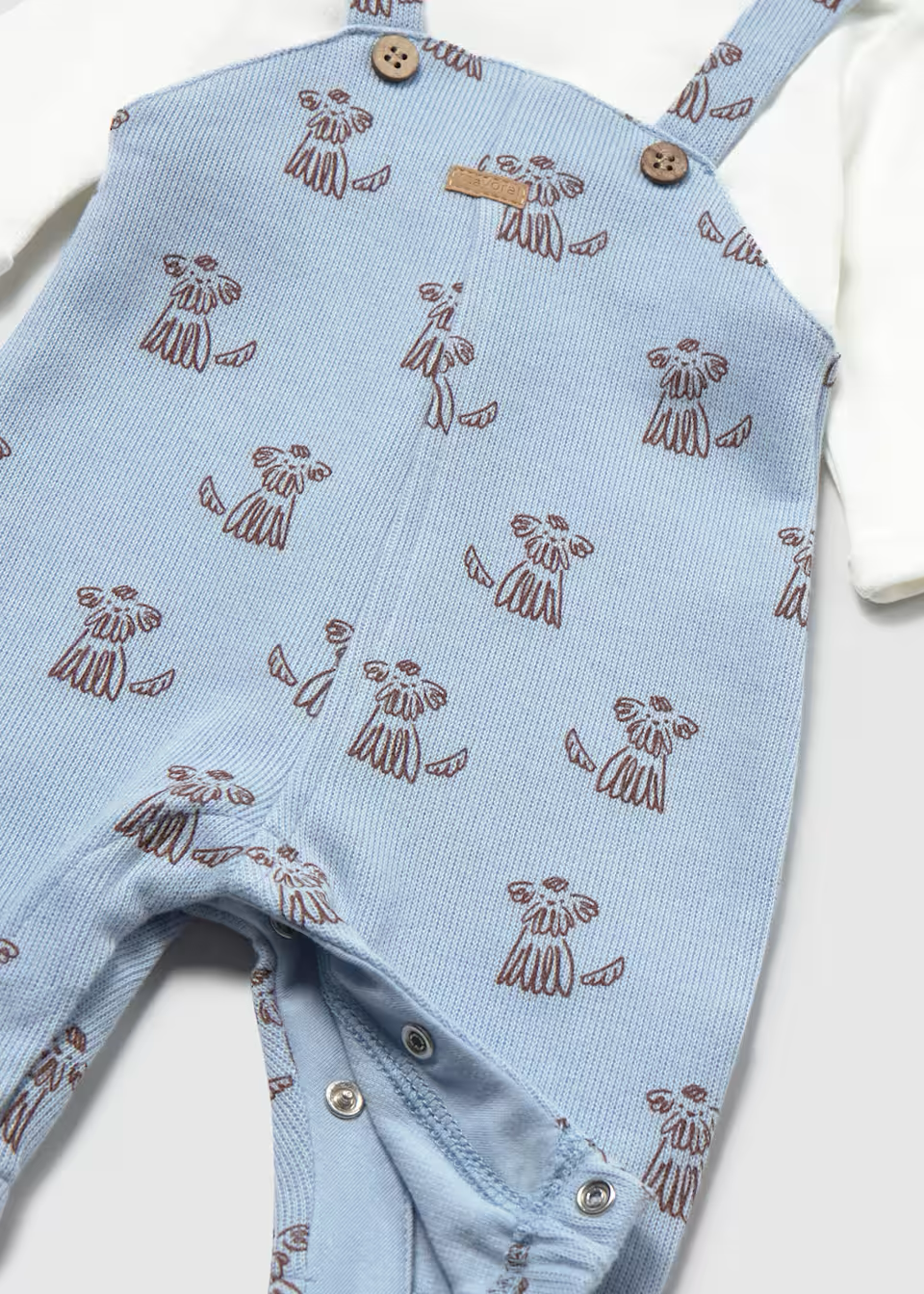 Mayoral Baby Boy Puppy Sky Romper Set