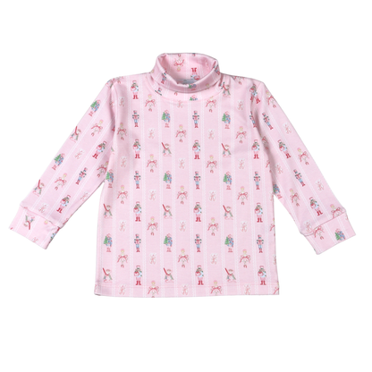 Baby Loren Pink Nutcracker Pima turtleneck