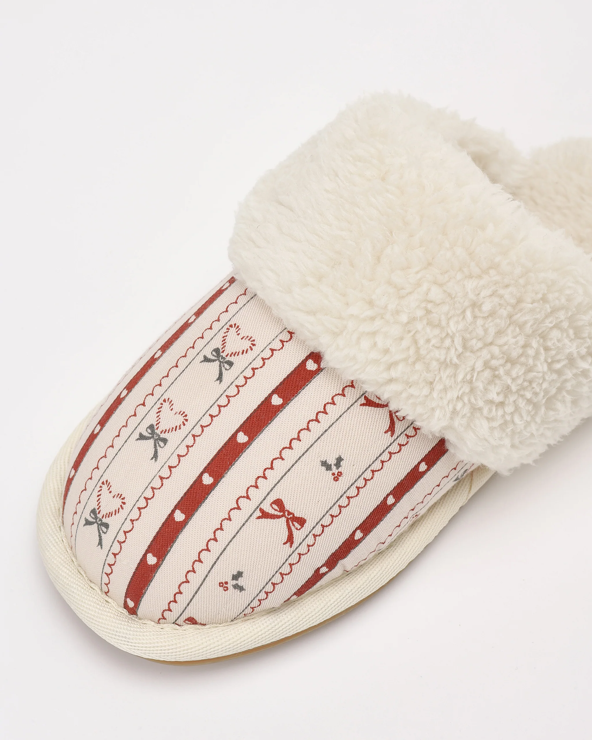 RYLEE + CRU SLIPPERS CANDY CANE LANE