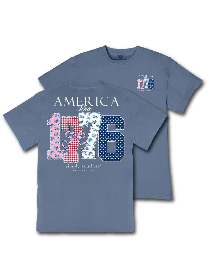 Simply Southern Girls Patriotic America 1776 T-Shirt - Persnickety Shop