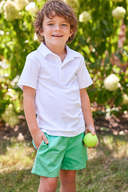 Short Sleeve Polo - White - Persnickety Shop