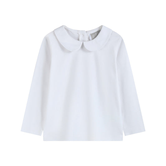 Lil Cactus White Collared Shirt