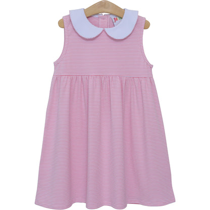 Jellybean Charlotte Sleeveless Dress- Light Pink Stripe - Persnickety Shop