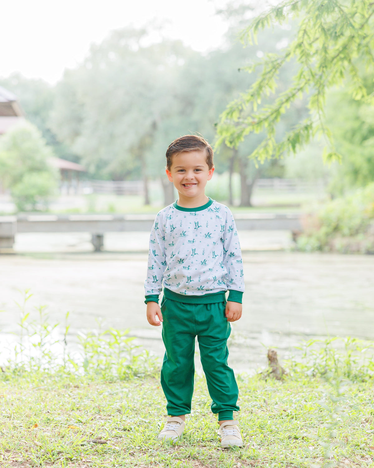 Jellybean by Smock Candy Marsh Mallards Connor Jogger Set